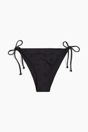 H&M Tie-Tanga Bikinihose - Schwarz