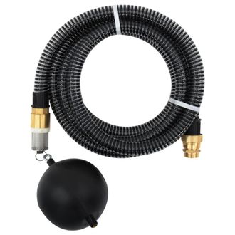vidaXL Vidaxl - Manguera De Succi&oacute;n Con Conectores De Lat&oacute;n Pvc Negro 29 Mm 15m