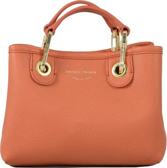 Emporio Armani Stijlvolle PU-tas - Dames - Handtassen - Rood - ONE Size - Tassen