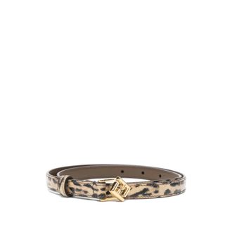 Fendi FF Diamonds Belt - Accessories - Mujer - Marr&oacute;n - 85 CM