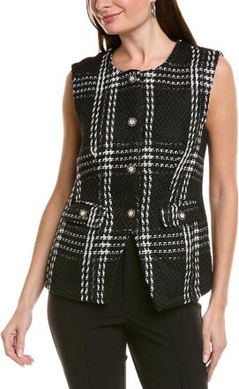 Ellen Tracy Single Breasted Vest