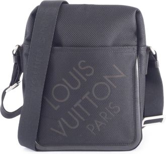 Louis Vuitton Black Noir Damier Geant Shoulder Bag (Pre-Owned)