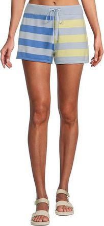 Beach Riot Balboa Shorts Womens Shorts Marina Stripe Mix : SM, Acrylic/Cotton