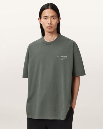 AllSaints Underground Oversized Crew Neck T-Shirt
