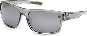 Timberland TB00016 Polarized 20D Mens Sunglasses Grey Size 65