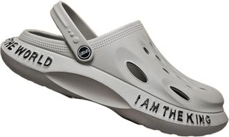 Generic Slippers for Mens Summer Outdoor Sports Hole Toe Sandals Mens Casual Beach Shoes(Gray,47-48)