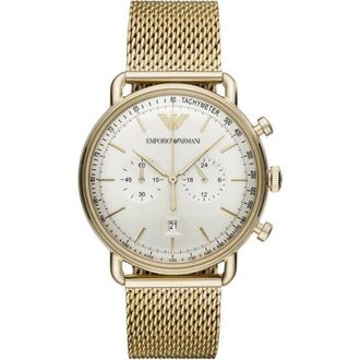 Emporio Armani Accessoires, Heren, Geel, ONE Size, Ar 11315 Horloge