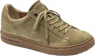 Birkenstock Womens Bend Low Leather Shoes - Narrow Width In Faded Khaki