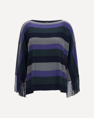 Giorgio Armani Asv viscose fringe Sweater Female 46