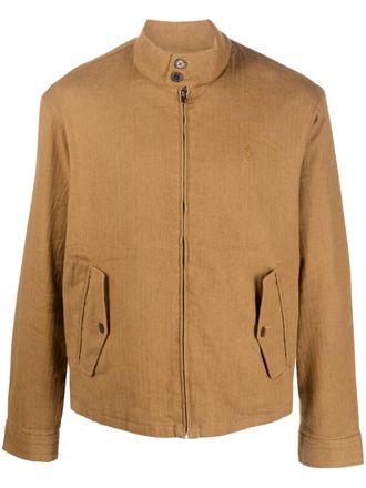 Polo Ralph Lauren Shirtjack met opstaande kraag - Bruin