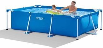 Intex Piscina Tubular Intex Metal Rect. 300x200x75 Sin Depuradora - 28272