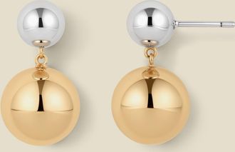 Made by Mary Sol Drop Stud Earrings