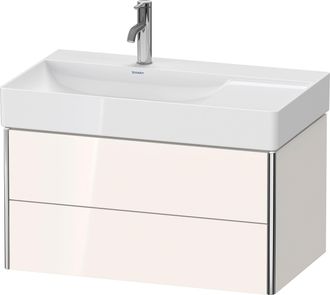 Duravit Xsquare Mueble De Ba&ntilde;o De Pared 78,4x46,0 Cm, 2 Cajones, - Duravit