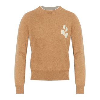 Isabel Marant Round-neck Knitwear, female, Brown, Size: XL Sweater Lanta