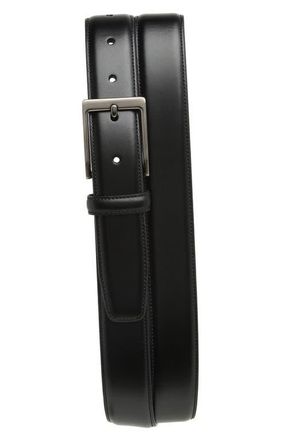 Original Penguin Leather Belt in Blk at Nordstrom, Size 30
