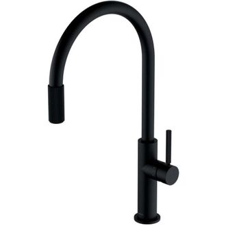 Omnires Omnires Switch - Grifo De Fregadero Con Dispositivo De Filtraci&oacute;n, Negro Mate Sw9057-fd1bl
