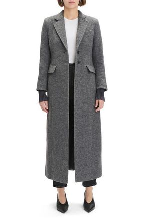Favorite Daughter The City Coat in Grey Twill at Nordstrom, Size Medium