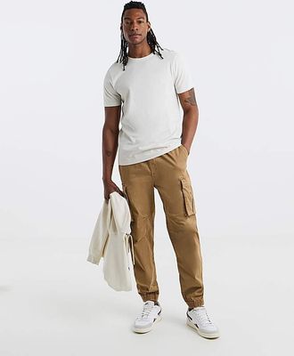 Jacamo Elasticated Waist Cuffed Cargo