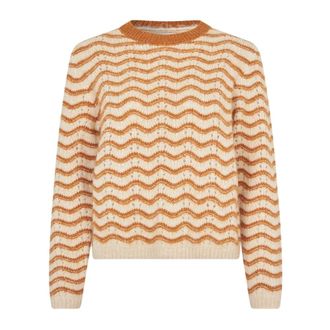 Lollys Laundry LanoLL Jumper Knit - female - Lollys Laundry - Round-neck Knitwear - Multicolor - XS - Knitwear