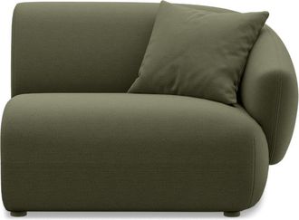 Castlery Auburn Right Arm Sofa Customized, Moss Performance Fleece, Spill Resistant, Modular for Castlery Sofas