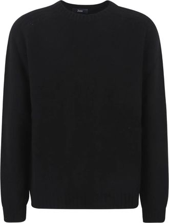 Herno Trui met ronde hals - Zwart