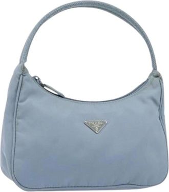 Prada Pre-owned Mini Bags, female, Blue, Size: ONE SIZE Pre-owned Mini Bag