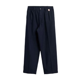 Kappa Broeken, Heren, Blauw, S, Wol, Giovani Bissao Chino