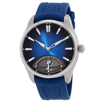 H. Moser & Cie Pioneer Retrograde Seconds Midnight Blue Automatic Mens Watch 3250-1200