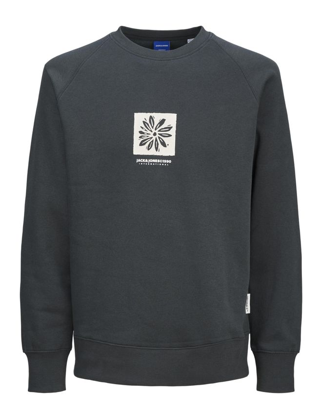 JACK & JONES Jorportland Box Sweat Col Rond Homme - Sweatshirt Confortable Relaxed Fit