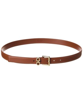 Ferragamo Double Gancini Leather Belt