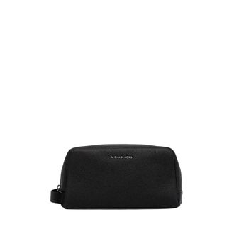 Michael Kors Hudson Neceser de Piel Granulada - Bags - Hombre - Negro - ONE SIZE