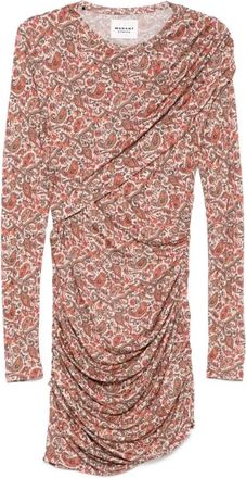 Isabel Marant Short Dresses, female, Pink, Size: 2XS Denise Robe