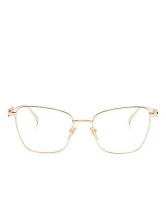 Gucci square-frame glasses - women - Metal - 54 - Gold