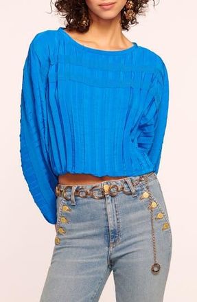 Ramy Brook Macy Pleated Bubble Top in Marrakech Blue at Nordstrom Rack, Size Xx-Large