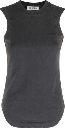 The Attico Reese Tank Top - Dames - Tops zonder mouwen - Zwart - XS - Katoen - Tops