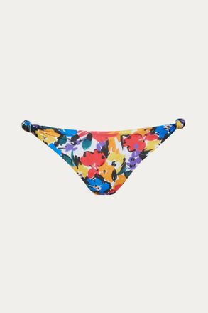 Beach Riot Knotty Bottom In Buttercup Floral