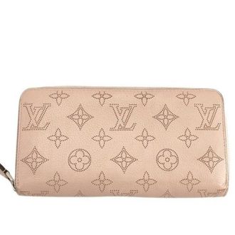Louis Vuitton Pink Mahina Leather Long Wallet (Bi-Fold) (Pre-Owned)