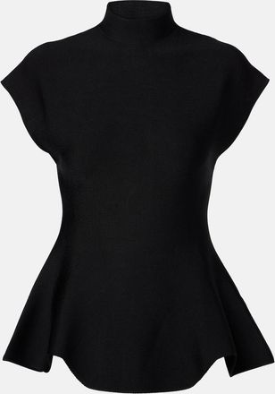 Khaite Top Andra con peplum