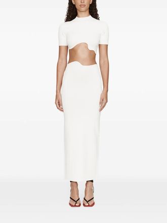CHRISTOPHER ESBER maparadita skirt - women - Viscose/Nylon - M - White