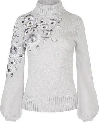 Anne Fontaine Aubade Sweater in Grey at Nordstrom, Size Medium