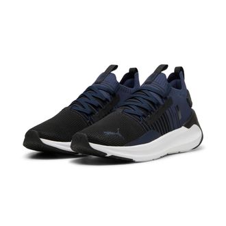 Puma Laufschuh PUMA SOFTRIDE SYMMETRY FUZION, Damen, Gr. 44, schwarz (puma schwarz, club navy, puma wei&szlig;), Textil, Schuhe Laufschuh