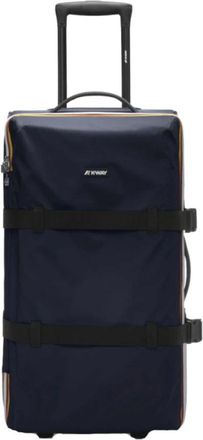 K-Way Blossac M - unisex - Grote koffers - Blauw - ONE Size - Nylon - Koffers