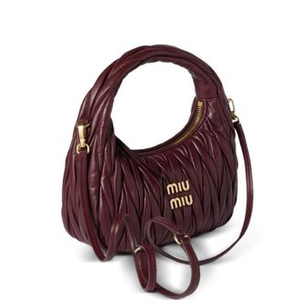 Miu Miu Wander Matelass&eacute; Shoulder Bag