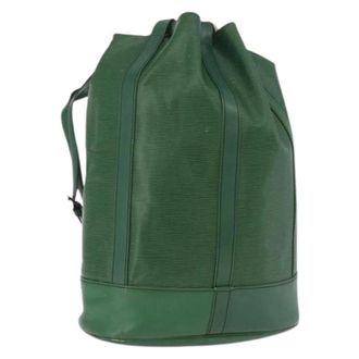 Louis Vuitton Pre-owned Randonnee backpack - unisex - Louis Vuitton Vintage - Vintage Backpacks - Green - ONE SIZE - Pre-owned