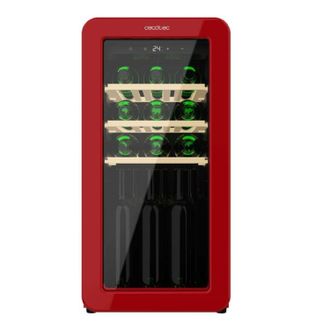 Cecotec Cecotec Vinoteca 18 Botellas Retro Bolero Grandsommelier Origin 18 Hit Red. Acabo En Rojo Con Control Led, Temp. 5-20&ordm;c