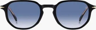 David Beckham Sunglasses Db 1140/S 807 Black/Blue Gradient Men