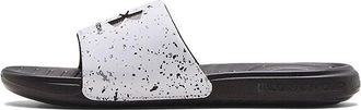 Under Armour Ansa Graphic Slide White Jet Grey Speckled 3024434-106
