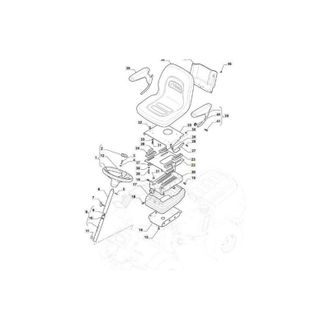 STIGA Sports Placa Superior Asiento Pfm Vnn Original Stiga - 387547013/1