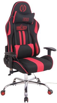 Clp Clp - Sedia Ufficio Massaggiante Limit Xm In Tessuto Nero/rosso