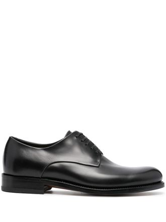 Ferragamo Leren Oxford veterschoenen - Zwart
